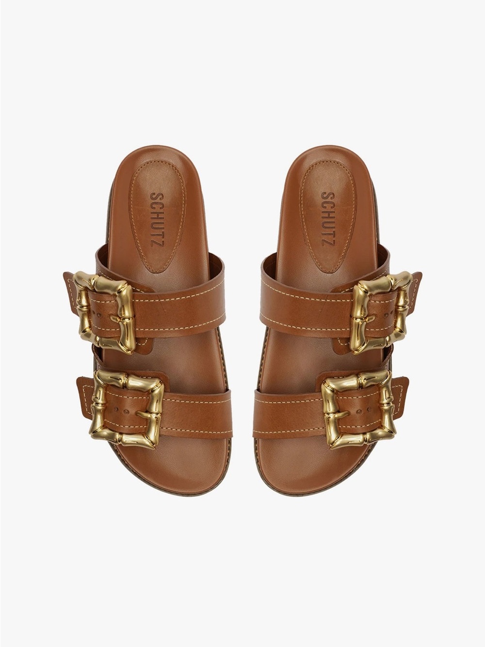 SCHUTZ ENOLA SPORTY LEATHER SANDAL